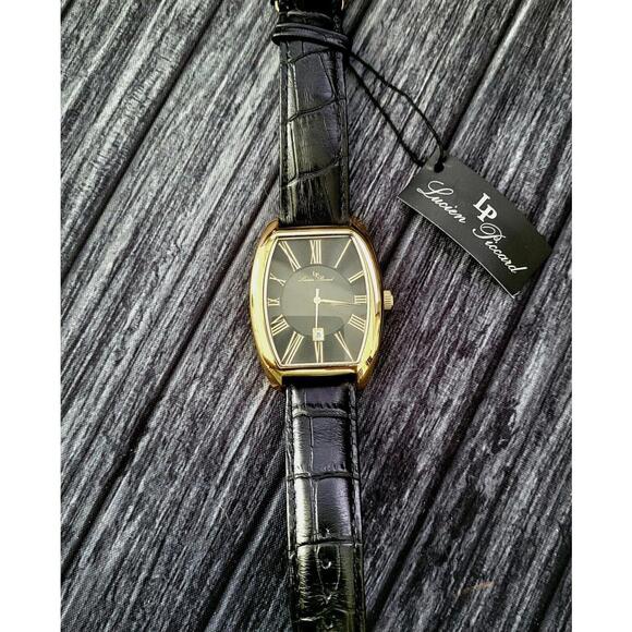 Rare New Lucien Piccard Tonneau Avant Garde Watch Box Papers - Picture 1 of 9